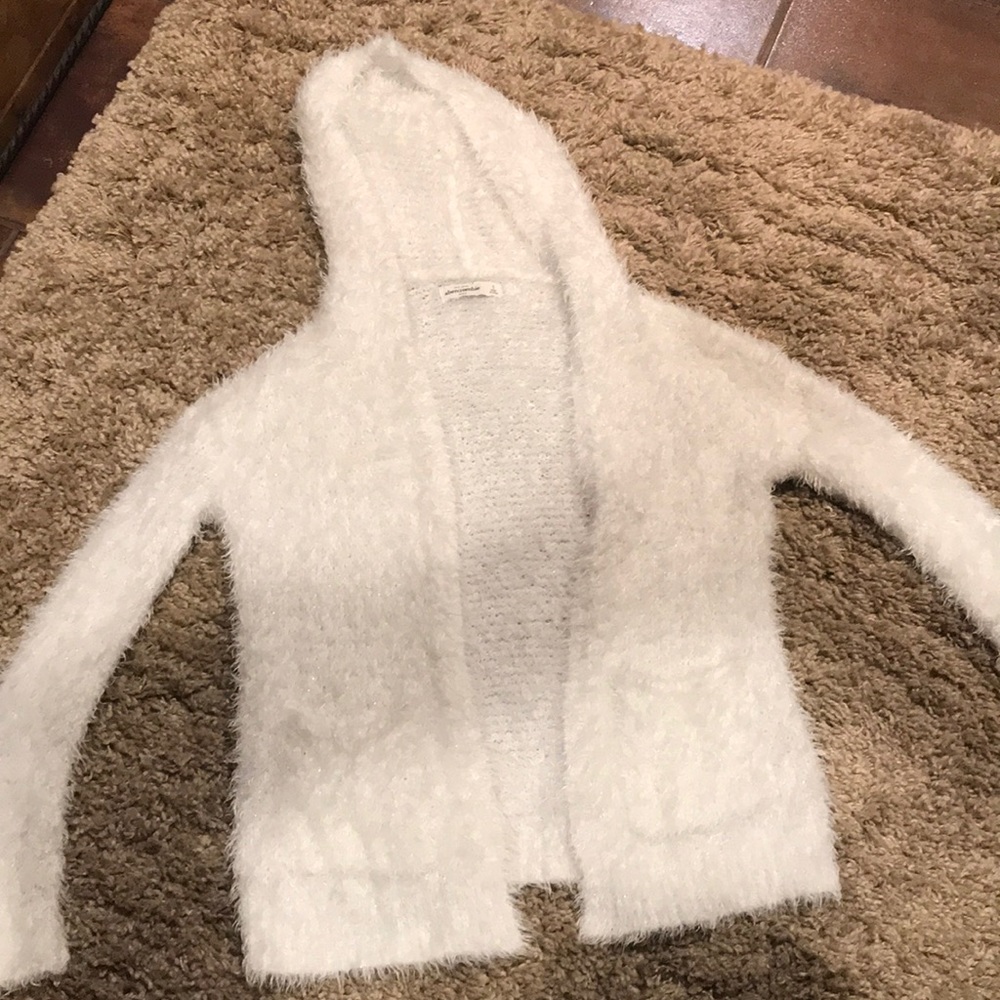 Abercrombie Kids Sherpa/Fuzzy Cardigan